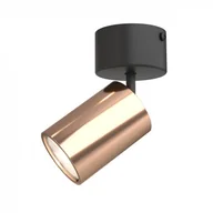 Lampy sufitowe - Orlicki Design Spot LAMPA sufitowa Kika Mobile Nero Rose Gold metalowa OPRAWA regulowana tuba czarna różowe złoto Kika Mobile Nero Rose Gold - miniaturka - grafika 1