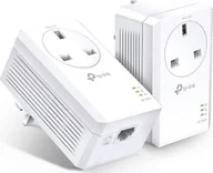 Adaptery i przejściówki - Adapter powerline TP-Link AV1000 Gigabit Passthrough Powerline Starter Kit TL-PA7017PKIT - miniaturka - grafika 1