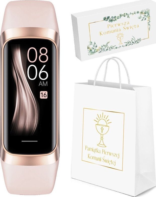 Smartband Rubicon Zegarek dziecięcy Rubicon SMARTWATCH - r. złoty komunia