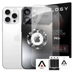 Etui do Apple iPhone 16 Pro Max obudowa Alogy MagSafe LuxeShield™ Case z ochroną obiektywów do MagSafe Graphite Black + szkło hartowane - Etui i futerały do telefonów - miniaturka - grafika 1