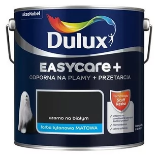 Dulux Farba EasyCare+ czarno na białym 2,5 l 5511518 - Farby wewnętrzne - miniaturka - grafika 3