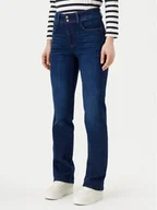 Spodnie damskie - Guess Jeansy W5RA0V D5L91 Granatowy Regular Fit - miniaturka - grafika 1