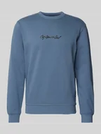 Koszulki męskie - Bluza z nadrukiem z logo - miniaturka - grafika 1