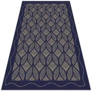 Dywany - Modny winylowy dywan Geometryczny splot 120x180 cm - miniaturka - grafika 1