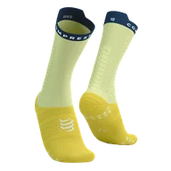 Skarpetki kolarskie - COMPRESSPORT Skarpetki rowerowe PRORACING SOCKS V4 BIKE elf yellow/blues - miniaturka - grafika 1