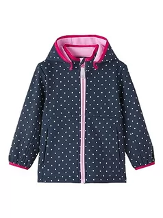 Kurtki i płaszcze dla dziewczynek - NAME IT Girl's NMFMALTA kurtka softshell DOT FO kurtka, Dark Sapphire, 110, Dark Sapphire, 104 cm - grafika 1