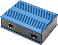 Konwertery sieciowe i transceivery - Konwerter światłowodowy Digitus DIGITUS 10/100/1000Base-TX PoE to 1000Base-FX Indust MediaCo - miniaturka - grafika 1