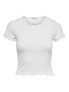 Koszulki i topy damskie - ONLY Koszulka "Emma" w kolorze białym - miniaturka - grafika 1