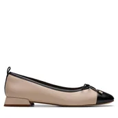 Baleriny - Baleriny Clarks Ubree15 Poppy 26181329 Beżowy - miniaturka - grafika 1