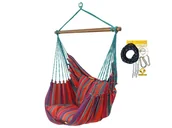 Fotele ogrodowe wiszące - Koala Kolekcja tęczowa Fotel hamakowy szeroki HC10 - miniaturka - grafika 1