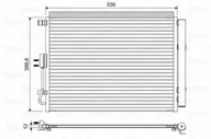 Chłodnice - Chłodnica klimatyzacji VALEO 822598 97606A5801 HYUNDAI - miniaturka - grafika 1