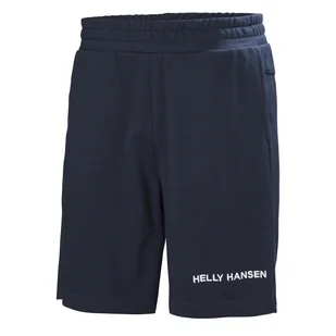 Męskie Spodenki HELLY HANSEN CORE SWEAT SHORTS 53684_597 – Granatowy - Spodenki męskie - miniaturka - grafika 1