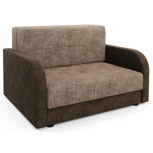 Sofa Rozkładana Jasny Brąz + Ciemny Brąz S2-M66 - Łóżka dla dzieci i młodzieży - miniaturka - grafika 1