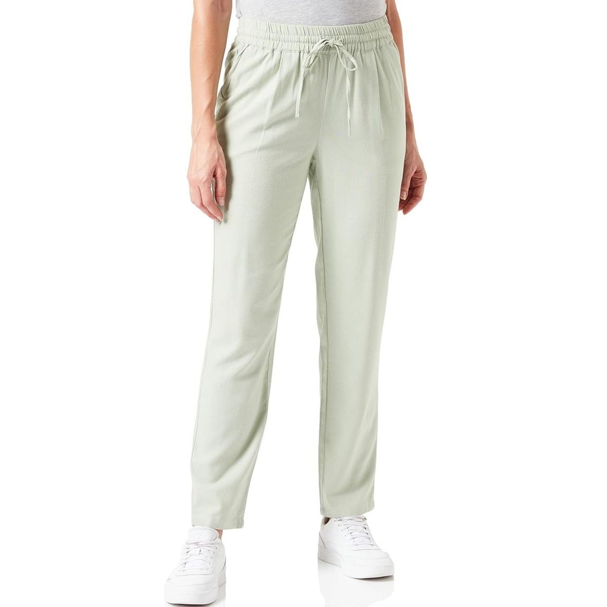 Spodnie damskie Vero Moda Jesmilo Ankle luźne lniane-XS