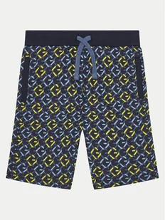 Guess Szorty sportowe L5RD02 KA6R4 Granatowy Relaxed Fit - Spodenki damskie - miniaturka - grafika 1