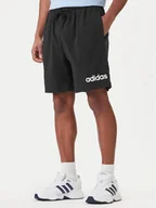 Spodenki męskie - adidas Szorty sportowe Essentials Linear JE9012 Czarny Regular Fit - miniaturka - grafika 1