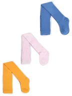 Rajstopy - Rajstopy dziewczęce bawełniane gładkie 3PAK 92-98 YOCLUB - miniaturka - grafika 1