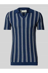 Koszulka polo o kroju slim fit z prążkowanymi wykończeniami model BHAMOS - Blend - Koszulki męskie - miniaturka - grafika 1