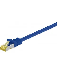 Kabel Lan Patchcord Cat 7 S/ftp niebieski - 3m - Patchcordy - miniaturka - grafika 4