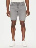 Spodenki męskie - Tommy Hilfiger Szorty jeansowe Brooklyn MW0MW39222 Szary Slim Fit - miniaturka - grafika 1