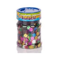 Dekoratorstwo - Astra Confetti cekinowe kwiatki 100g 335114004 VK2035 - miniaturka - grafika 1