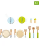 Zabawy w naśladowanie dorosłych - small foot 15-częściowy zestaw naczyń - 2+ - miniaturka - grafika 1