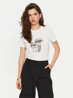 Koszulki i topy damskie - KARL LAGERFELD T-Shirt A1W17131 Biały Regular Fit - miniaturka - grafika 1