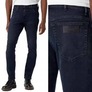 Wrangler TEXAS Travis KLASYCZNE GRANATOWE DżINSY W36 L32 - Spodnie męskie - miniaturka - grafika 1