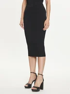 Spódnice - Armani Exchange Spódnica ołówkowa 6DYN1D YMH6Z 1200 Czarny Slim Fit - miniaturka - grafika 1
