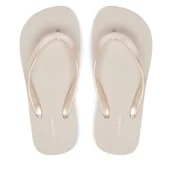 Klapki i japonki damskie - Japonki Calvin Klein Arwa HW0HW02956 Srebrny - miniaturka - grafika 1