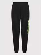 Spodnie sportowe damskie - DKNY Sport Spodnie dresowe DPPP2981 Czarny Regular Fit - miniaturka - grafika 1