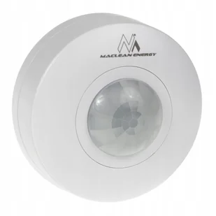 Czujnik ruchu Pir Maclean, zasięg 6m, sufitowy, max. obciążenie 1200W, IP20 - Akcesoria do oświetlenia - miniaturka - grafika 1