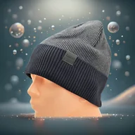 Czapki damskie - Męska Czapka Zimowa ocieplana polarem - L/XL 2MORO ST-561B kolor granatowy - miniaturka - grafika 1