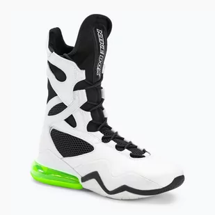 Buty bokserskie damskie Nike Air Max Box white/black/electric green - Pozostałe akcesoria do sportów walki - miniaturka - grafika 1