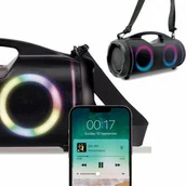 Głośniki przenośne - Xqisit Wireless Party Speaker PBS50 Czarny - miniaturka - grafika 1