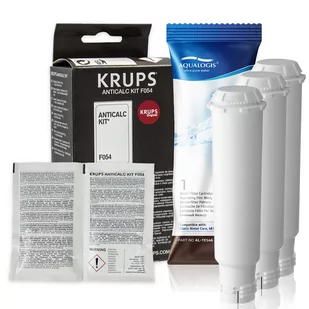 Zestaw Krups filtr AL-TES46 3szt, Odkamieniacz Krups F054 - Akcesoria i części do ekspresów do kawy - miniaturka - grafika 1