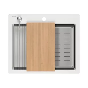Quadron Zlewozmywak granitowy Dario 5905505500282 - Zlewozmywaki - miniaturka - grafika 1