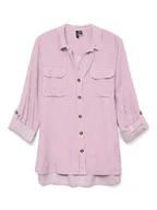 Bluzki damskie - Vero Moda Bluzka w kolorze różowo-białym - miniaturka - grafika 1
