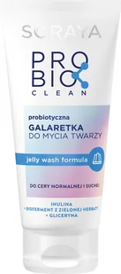Soraya Probio Clean Probiotyczna galaretka do mycia twarzy do cery normalnej i suchej 150ml - Pozostałe kosmetyki do pielęgnacji twarzy - miniaturka - grafika 1