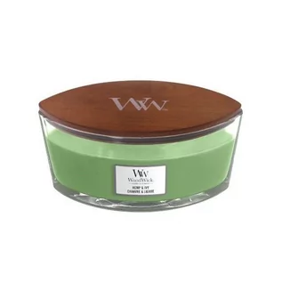 Świece - WoodWick Świeca Heartwick Hemp & Ivy 453g - grafika 1