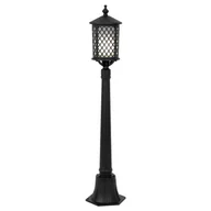 Lampy ogrodowe - Chicago lampa stojąca ogrodowa 1xE27 czarna K-8217 - miniaturka - grafika 1