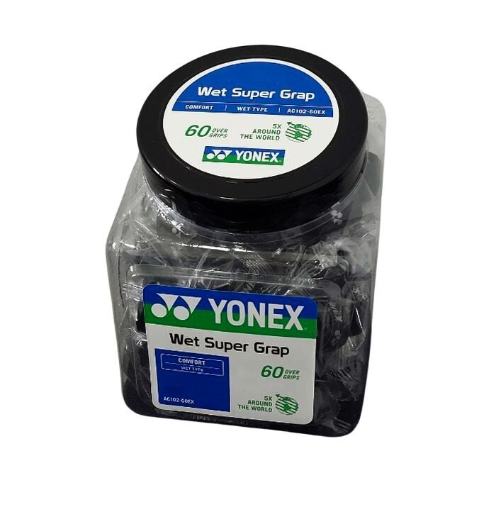 Górna owijka Yonex Super Grap AC102 60 Pack Black