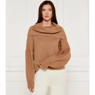 Swetry damskie - Pinko Sweter SPHYNX | Regular Fit | z dodatkiem wełny - miniaturka - grafika 1