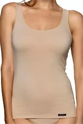 Koszulka damska Atlantic BLV-198 beżowa - Koszulki i topy damskie - miniaturka - grafika 1