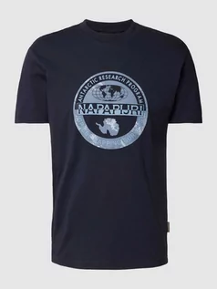 Koszulki męskie - T-shirt z nadrukiem z logo model ‘BOLLO’ - grafika 1