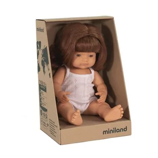 Miniland Europejka Rude Włosy 38 cm Lalka Dziewczynka Rude Włosy Miniland Doll Miniland EUROPEJKA RUDY 38 - Lalki dla dziewczynek - miniaturka - grafika 2