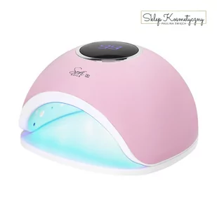 Lampa UV LED L5 48W różowa KT - Lampy UV do paznokci - miniaturka - grafika 1