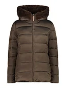 Kurtki damskie - CMP Kurtka zimowa w kolorze jasnobrązowym - miniaturka - grafika 1