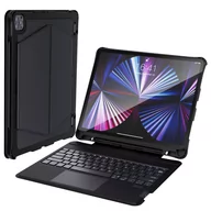 Etui i futerały do telefonów - Choetech Keyboard Case etui pokrowiec do iPad Pro 12,9" bezprzewodowa klawiatura Bluetooth czarny (BH-015) - miniaturka - grafika 1