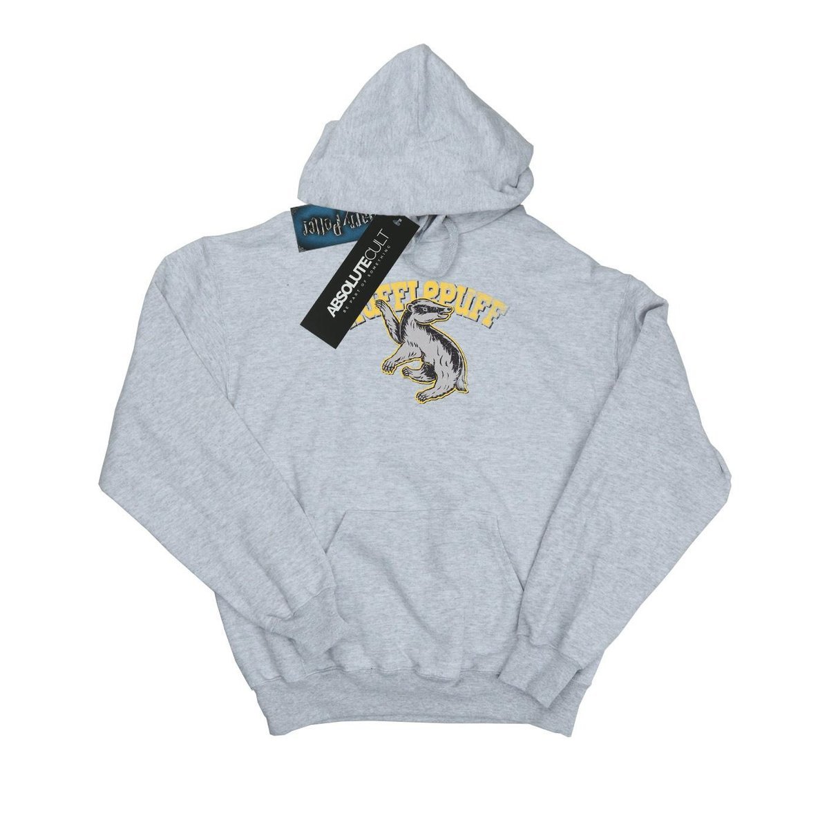 Harry Potter Bawełniana Bluza Chłopięca Hufflepuff (152/158 / Jasnoszary)